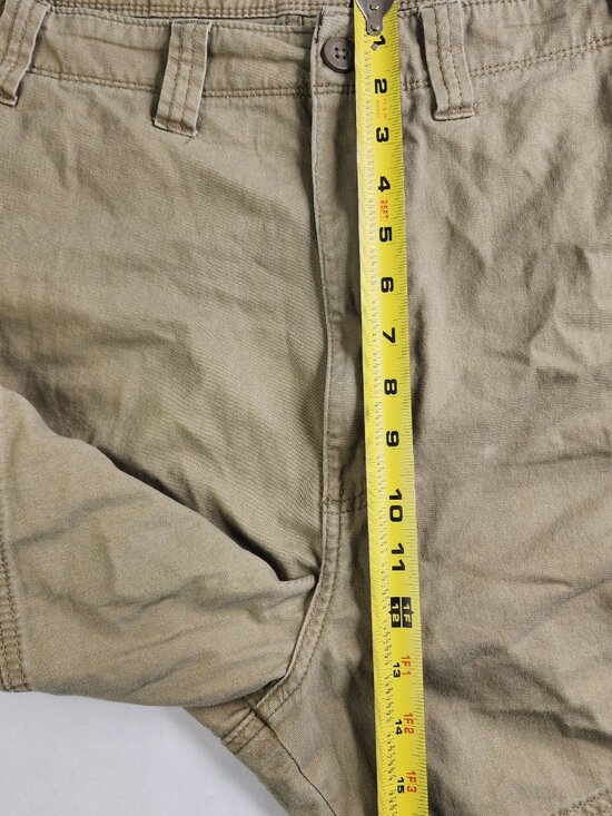 Wrangler Men's Cargo Shorts Relaxed Fit Size 44 Tan Khaki 6 Pocket Retro - Picture 11 of 12